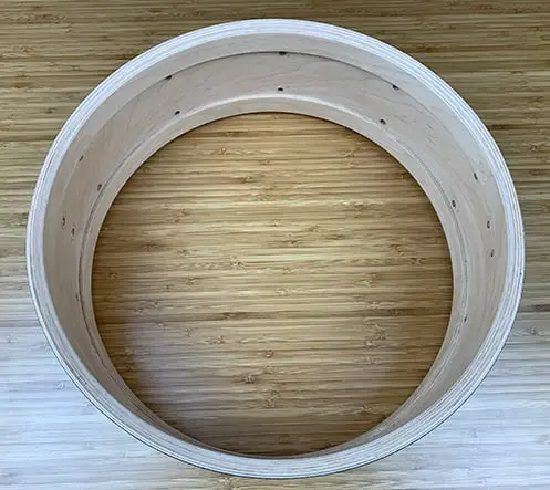 drum shell for drum build